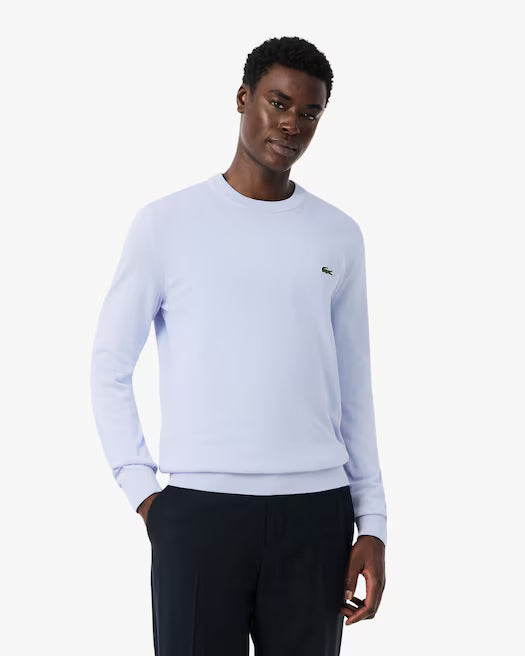 Suéter com Gola Redonda de Cashmere de Malha 3D
