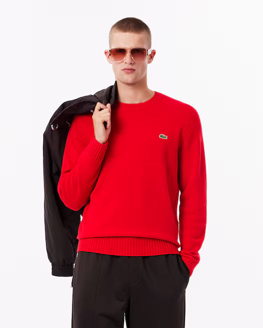 Suéter com Gola Redonda de Cashmere de Malha 3D